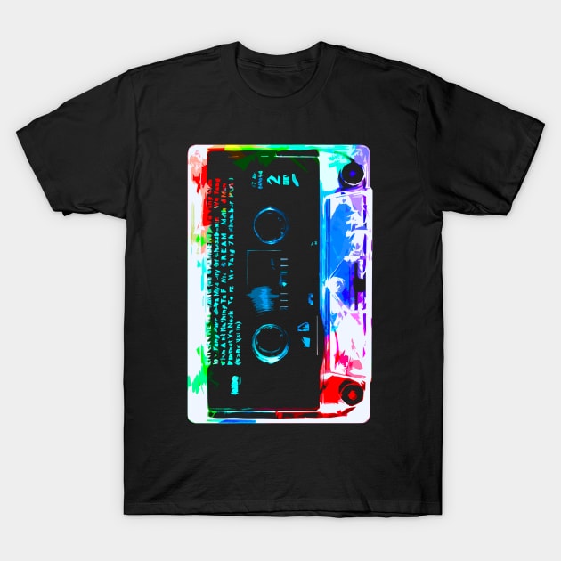 Old School Big Cassette T-Shirt by robotface